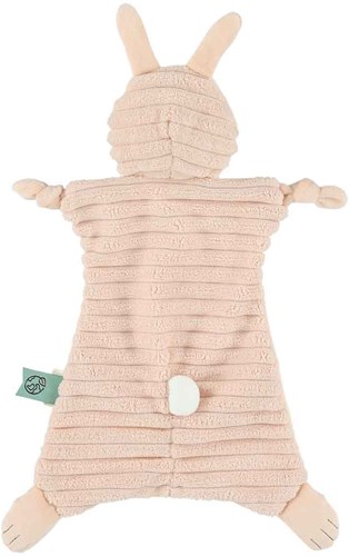 Trixie Schmusetuch Baby Mrs. Rabbit - weicher rosa Schnullerhalter-2