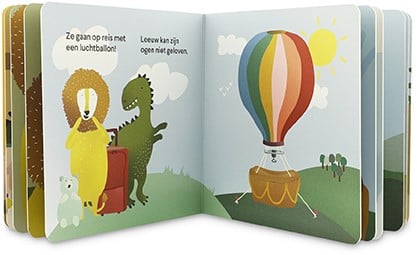Trixie Kinderbuch Pappbuch - Dino und Löwe auf Reisen Freundschaft Abenteuer-2