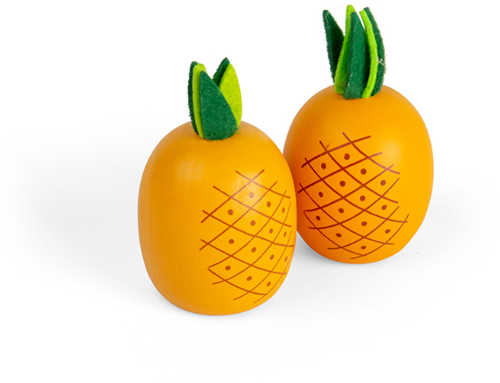 BigJigs Holzspielzeug Ananas - pädagogisches Spielzeug für Kinder-2
