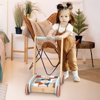 Speedy Monkey - Blockwagen mit 27 Blöcken - 35,5x25x41cm-3