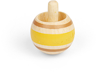 BigJigs Holz Kreisel buntes Spielzeug für Kinder-3
