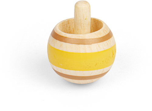 BigJigs Holz Kreisel buntes Spielzeug für Kinder-3