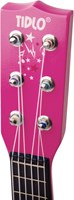 Tidlo Holz Gitarre rosa Blumen Kindergitarre Musikspielzeug-3