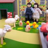 Tidlo Holz Bauernhoftiere Set - Lernspielzeug für Kinder-3