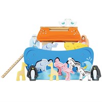 Le Toy Van – Steckspiel „Arche Noah“ | Pädagogisches Sensorikspiel für Babys mit Arche und bunten Bauklötzen – Geeignet für Kinder ab 2 Jahren-3