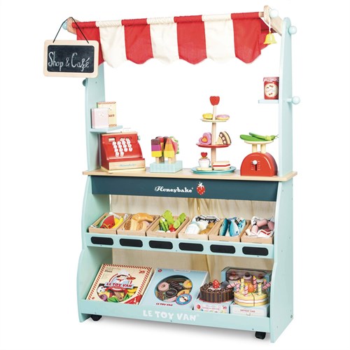 Le Toy Van Holzladen und Café Spielstand für Kinder - Rollenspiel-3