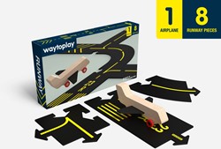 Waytoplay Spielzeug Flughafen - Flexibles Flughafen-Set für Kinder