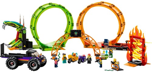 LEGO City 60339 Stuntz Doppel-Looping-Stuntarena-3