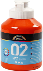 A-Color A-Color Posterfarbe Orange 500 ml