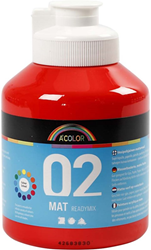 A-Color A-Color Posterfarbe Rot 500 ml
