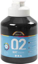 A-Color A-Color Posterfarbe Schwarz 500 ml