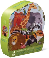 Crocodile Creek geformtes Puzzle Dschungelfreunde - 36 Stücke