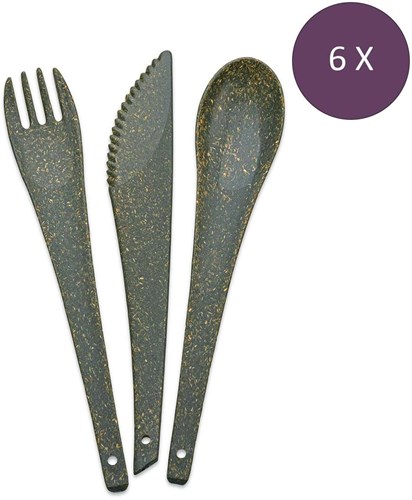 Koziol Move Rio Besteckset 3-teilig Set von 6 Stcke