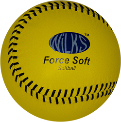 Aresson Softball Ball Wilks Force - Leder Trainingsball mehrfarbig 11,5 cm