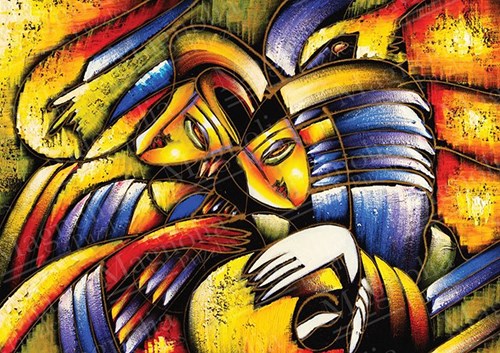 Magnolia Puzzle Abstract Face - 1000 Teile Puzzle