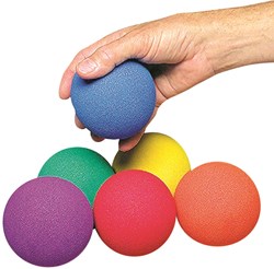 Spordas Schaumstoffbälle Set - No-Bounce Balls 6 Farben Spielspaß
