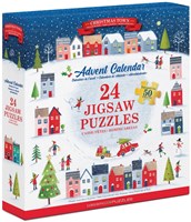Eurographics Adventskalender - Weihnachtsstadt - 24 Puzzles - 50 Teile