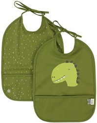 Trixie Wasserdichtes Lätzchen 2er-Pack - Mr. Dino