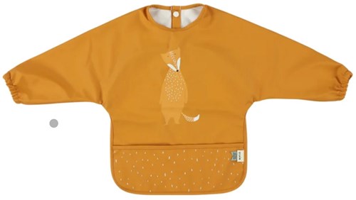 Trixie Lätzchen mit Ärmeln wasserdicht Mr. Fox - Waschbares Kinderlätzchen