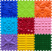 Ortoto Sensory Massage Puzzle Matten Gras Box 8 Stück