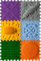 Ortoto Sensory Massage Puzzle Matten Gras Box 8 Stück