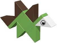 Ainstein magnetisches Spielzeug Baby dino Bausteine kreativ