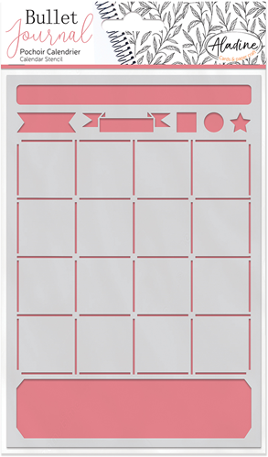 Aladine Aladine Bullet Journal Schablone A5 Kalender