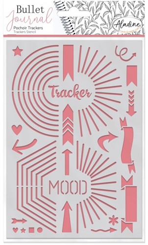 Aladine Aladine Bullet Journal Schablone A5 Mood Tracker