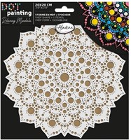 Aladine Malen Dot Painting Set Mandala 20 cm kreatives Spielzeug