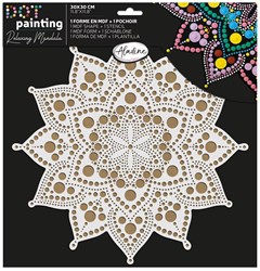 Aladine Malset Mandala Dot Painting Set 30 cm kreatives Spielzeug