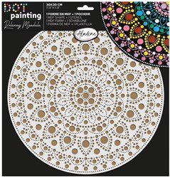 Aladine kreative Dot Painting Set Mandala 30 cm Malen