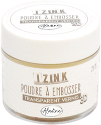 Aladine embossing Pulver 25 ml clear high - Bastelbedarf für Hobby