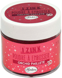 Aladine embossing Pulver 25 ml orchid glitter für Bastelprojekte