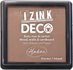 Aladine Stempelkissen beige XL für kreatives Basteln und Dekoration