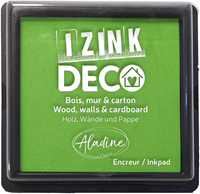 Aladine Stempelkissen grün XL für Basteln und Dekoration