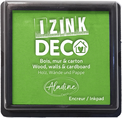 Aladine Stempelkissen grün XL für Basteln und Dekoration