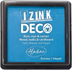 Aladine Stempelkissen himmelblau XL für Basteln und Dekoration