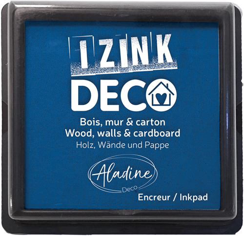 Aladine Stempelkissen Marineblau XL zum kreativen Dekorieren und Stempeln