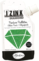 Aladine Glitzerfarbe Izink Diamond 80 ml dunkelgrün kreativ