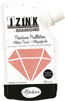 Aladine Glitzerfarbe Izink Diamond 80 ml puderrosa für Bastelprojekte