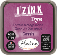 Aladine Stempelkissen Izink Dye Pigment Tinte 5x5 cm lila kreativ