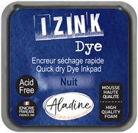 Aladine Stempelkissen Izink Dye nachtblau 5x5 cm schnelltrocknend