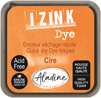 Aladine Stempelkissen Izink Dye Orange 5x5 cm für kreatives Basteln