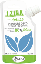 Aladine Plakatfarbe Izink Nature 80 ml azurblau kreativ