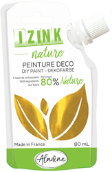 Aladine Plakatfarbe Gold 80 ml umweltfreundliche Quetschbeutel