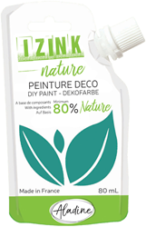 Aladine Plakatfarbe Izink Nature 80 ml Türkis Quetschbeutel