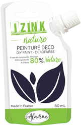 Aladine Plakatfarbe Izink Nature 80 ml schwarz für Kinder und Basteln