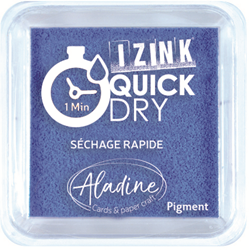 Aladine Stempelkissen blau schnelltrocknend 5x5 cm für Kartenbasteln