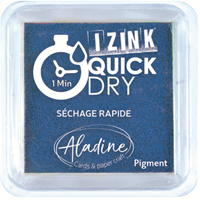 Aladine Stempelkissen Marineblau Schnell trocknend 5x5 cm für Basteln