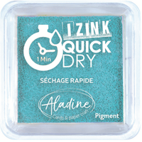 Aladine Stempelkissen Pigment schnelltrocknend 5x5 cm meerblau stempeln